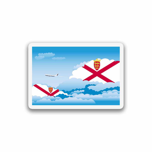 Jersey Day Clouds Fridge Magnet