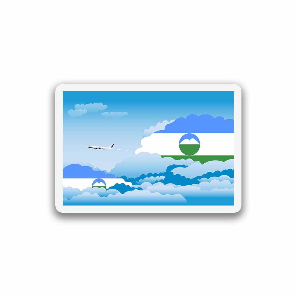 Kabardino-Balkaria Day Clouds Magnet