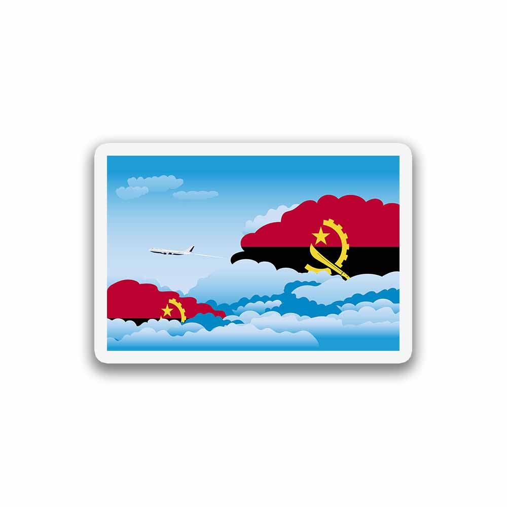 Angola Day Clouds Fridge Magnet