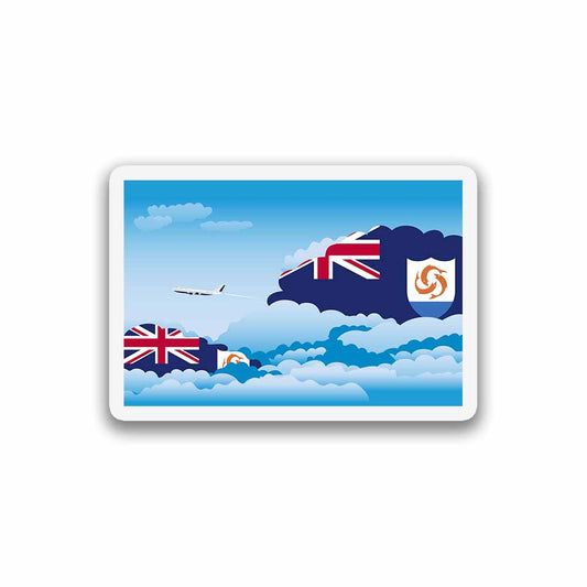 Anguilla Day Clouds Magnet