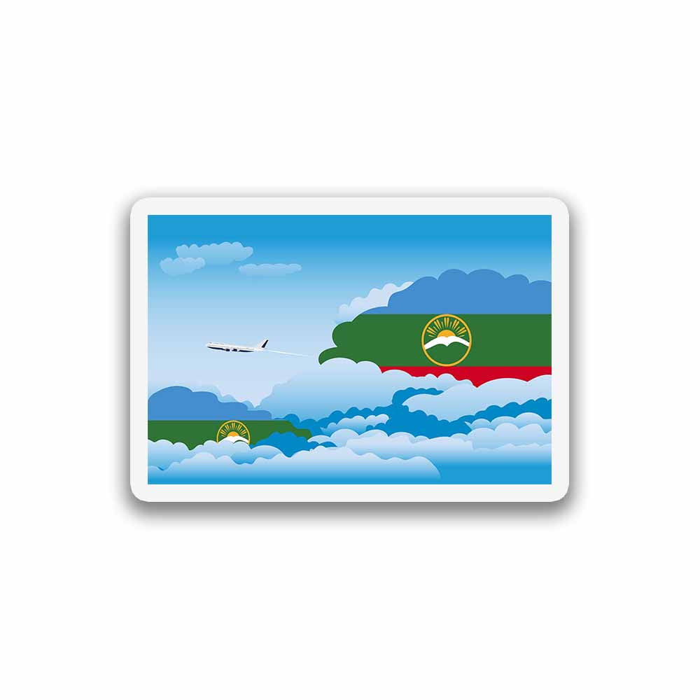 Karachay-Cherkessia Day Clouds Fridge Magnet