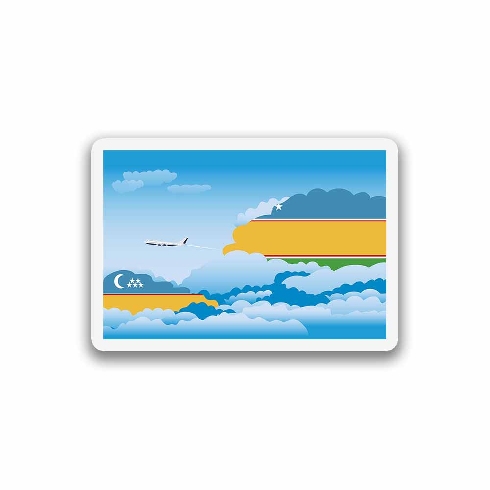 Karakalpakstan Day Clouds Magnet