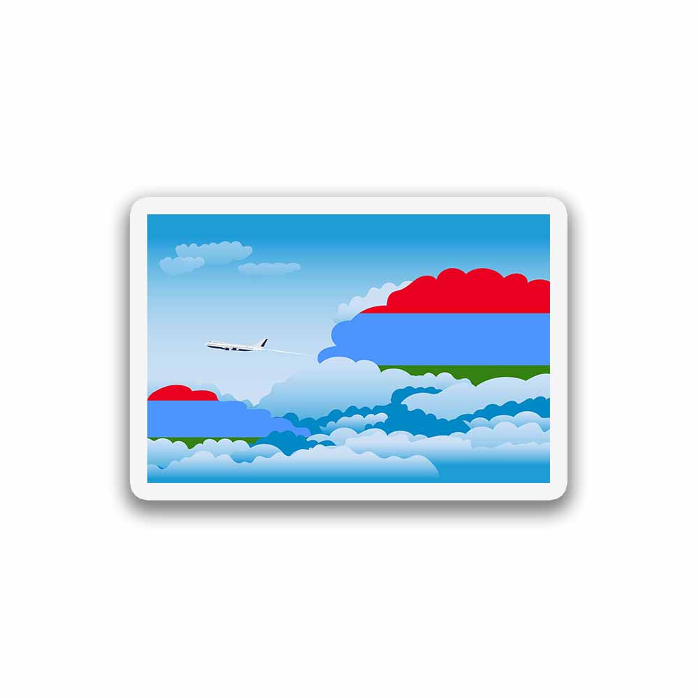 Karelia Day Clouds Fridge Magnet