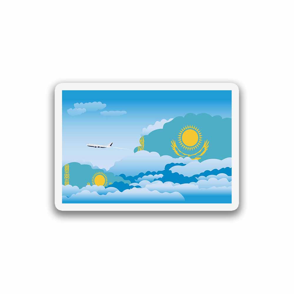 Kazakhstan Day Clouds Magnet