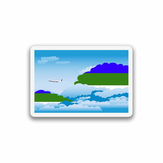 Komi Day Clouds Fridge Magnet