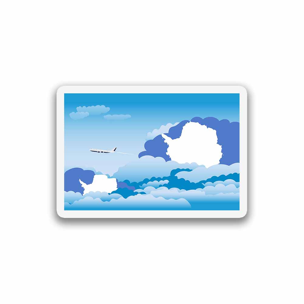 Antarctica Day Clouds Magnet