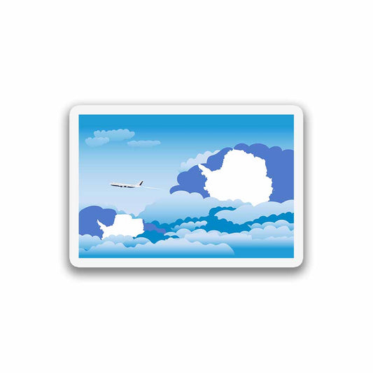 Antarctica Day Clouds Magnet