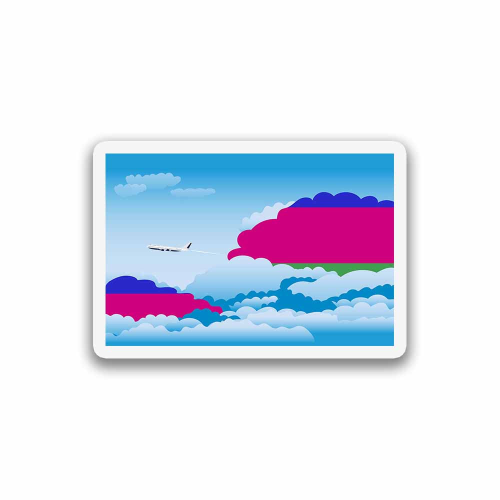 Kuban Peoples Republic Day Clouds Magnet