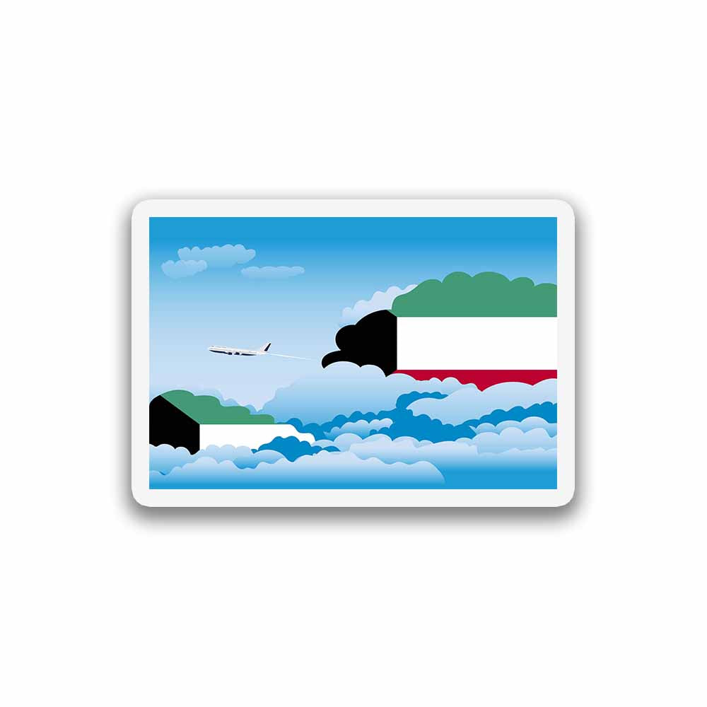 Kuwait Day Clouds Fridge Magnet