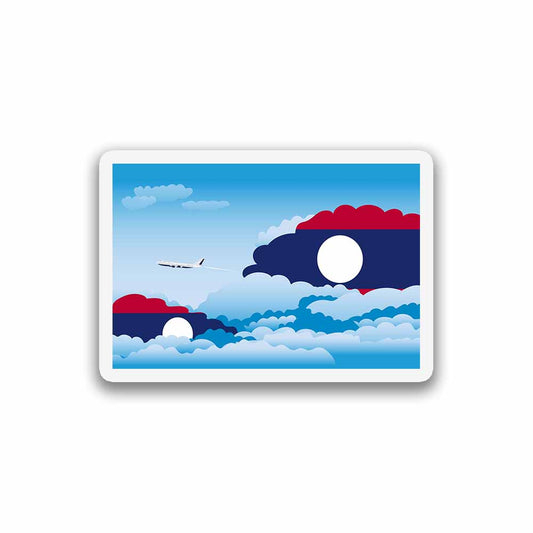 Laos Day Clouds Fridge Magnet