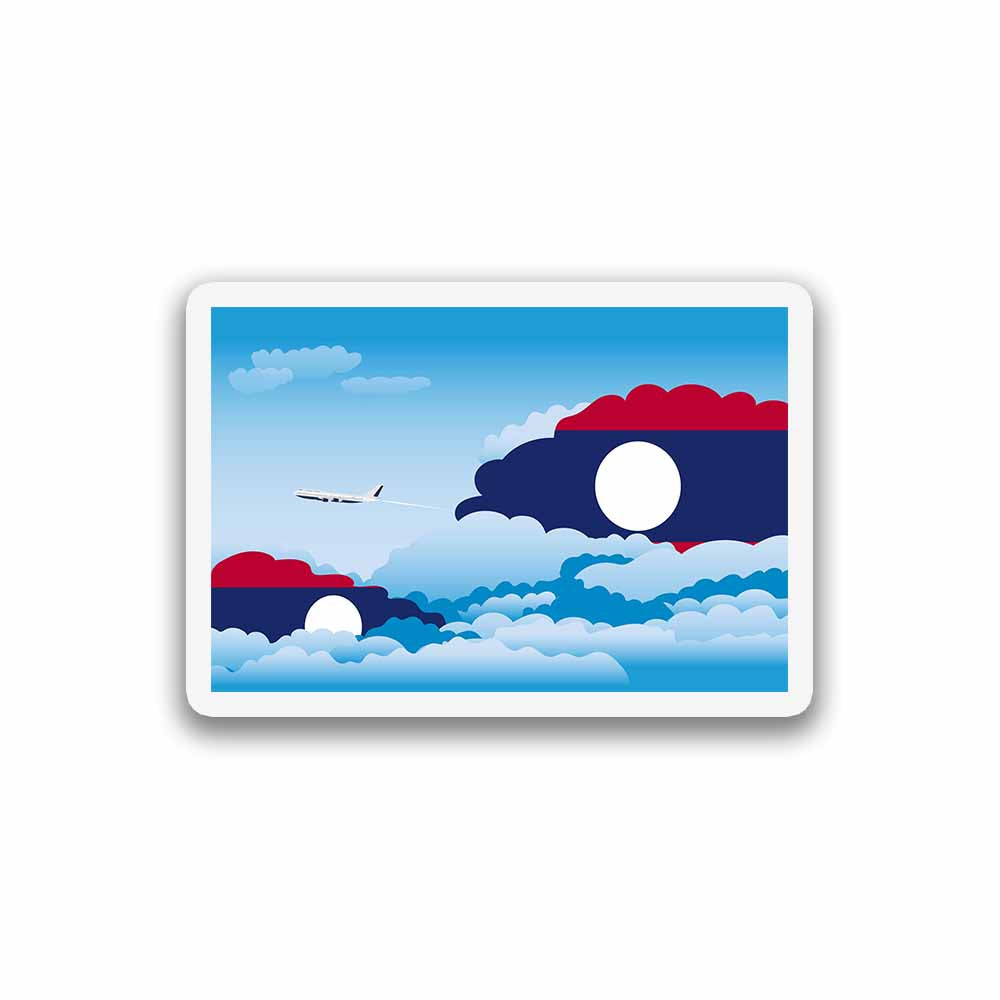 Laos Day Clouds Sticker