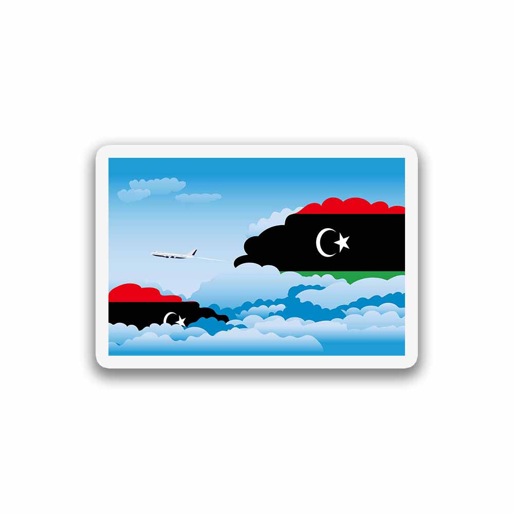 Libya Day Clouds Fridge Magnet