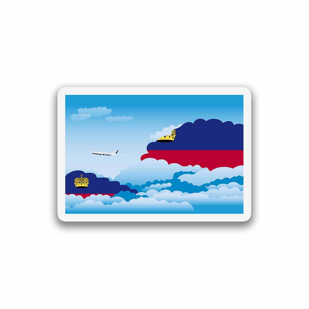 Liechtenstein Day Clouds Fridge Magnet