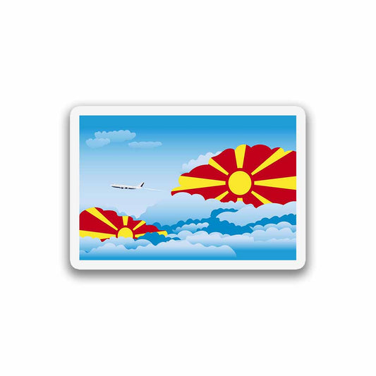 Macedonia Day Clouds Fridge Magnet