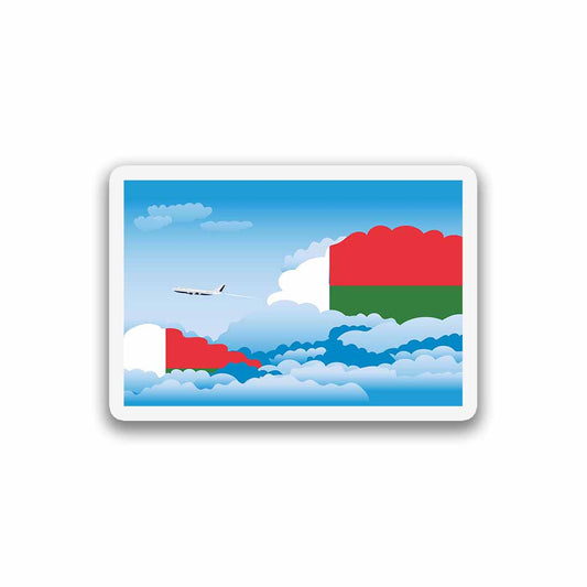 Madagascar Day Clouds Fridge Magnet