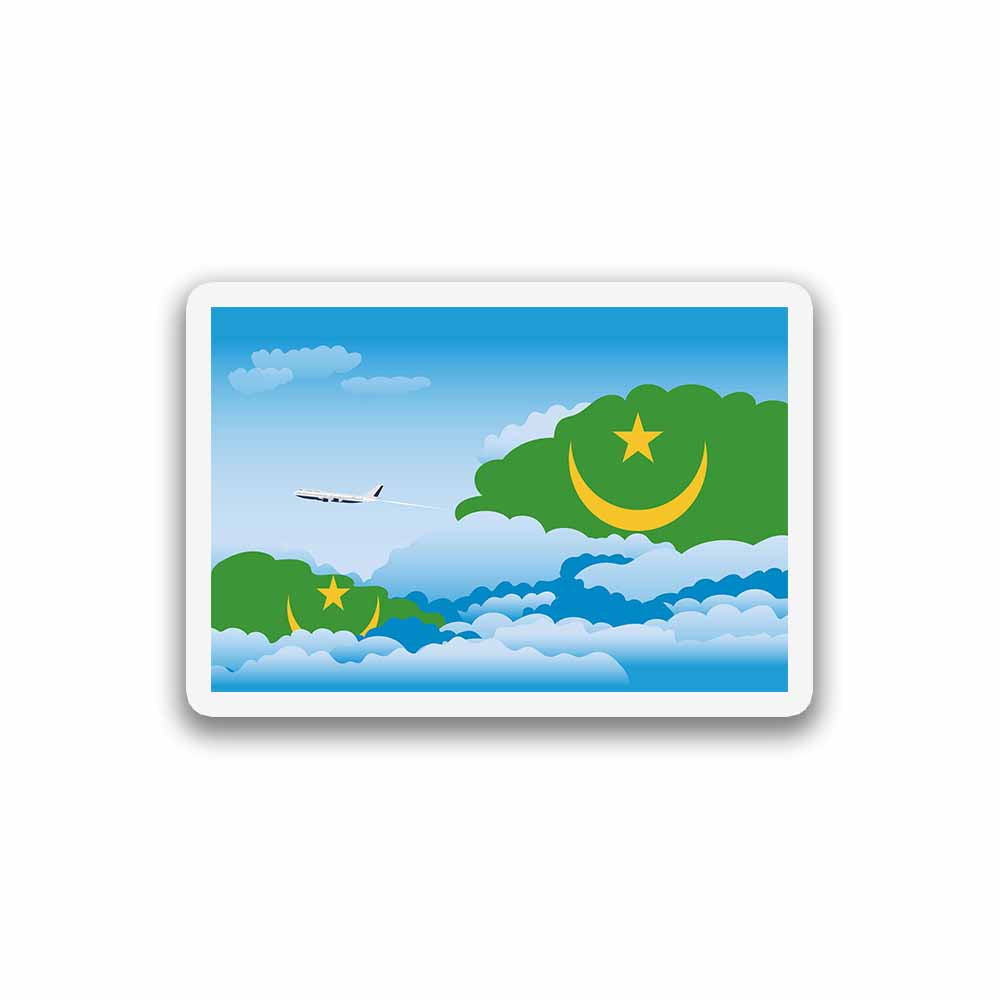Mauritania Day Clouds Fridge Magnet