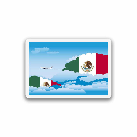 Mexico Day Clouds Fridge Magnet