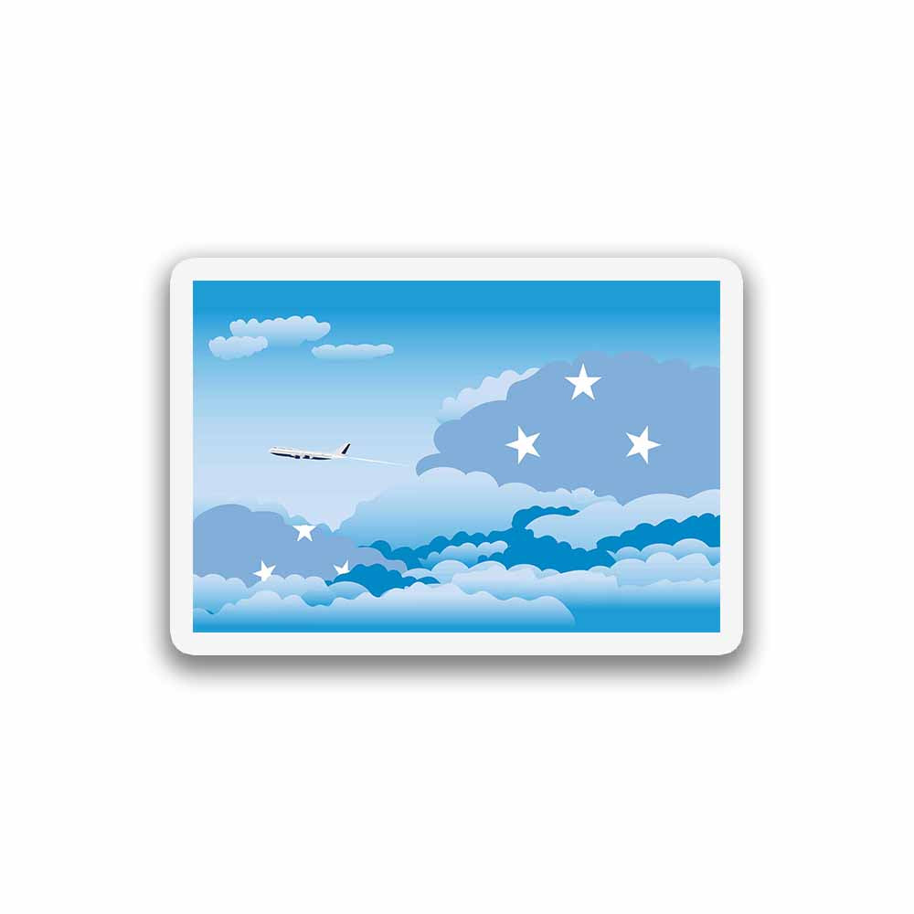 Micronesia, Federated States Day Clouds Magnet