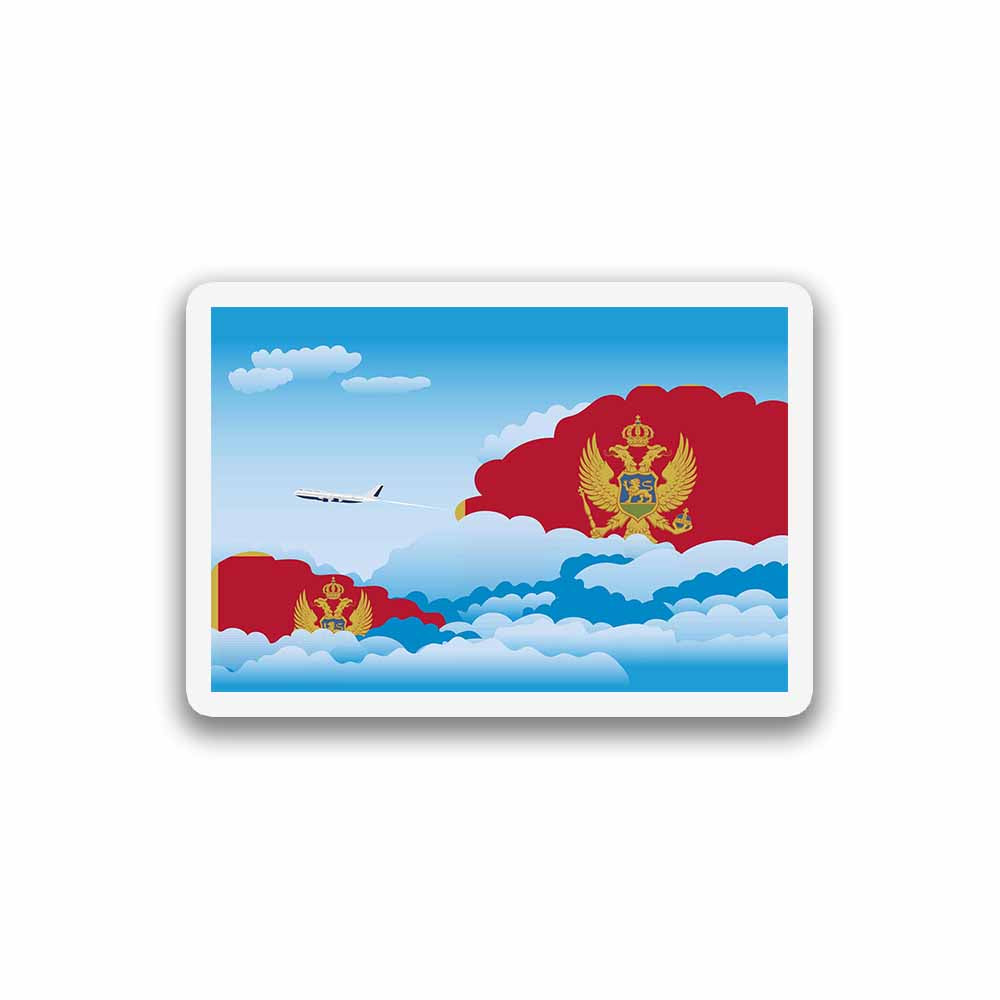 Montenegro Day Clouds Fridge Magnet