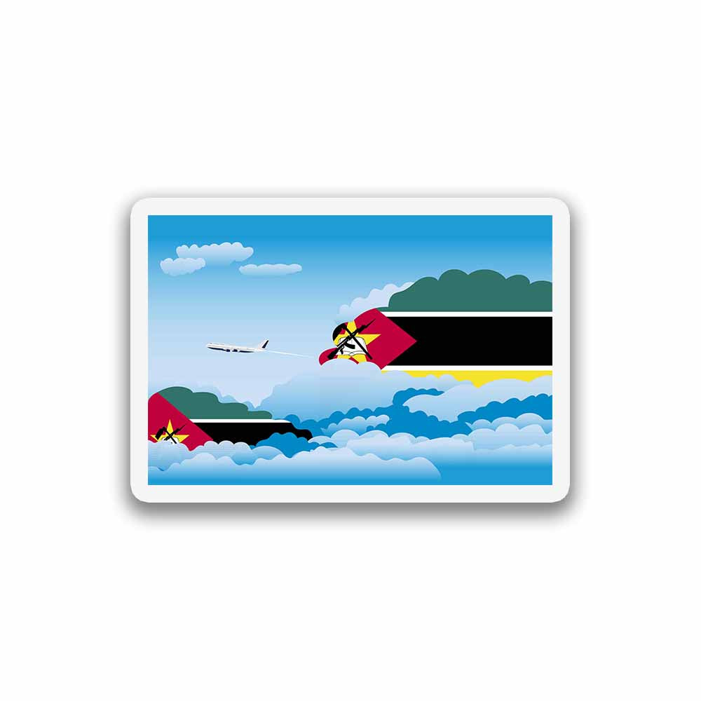 Mozambique Day Clouds Fridge Magnet