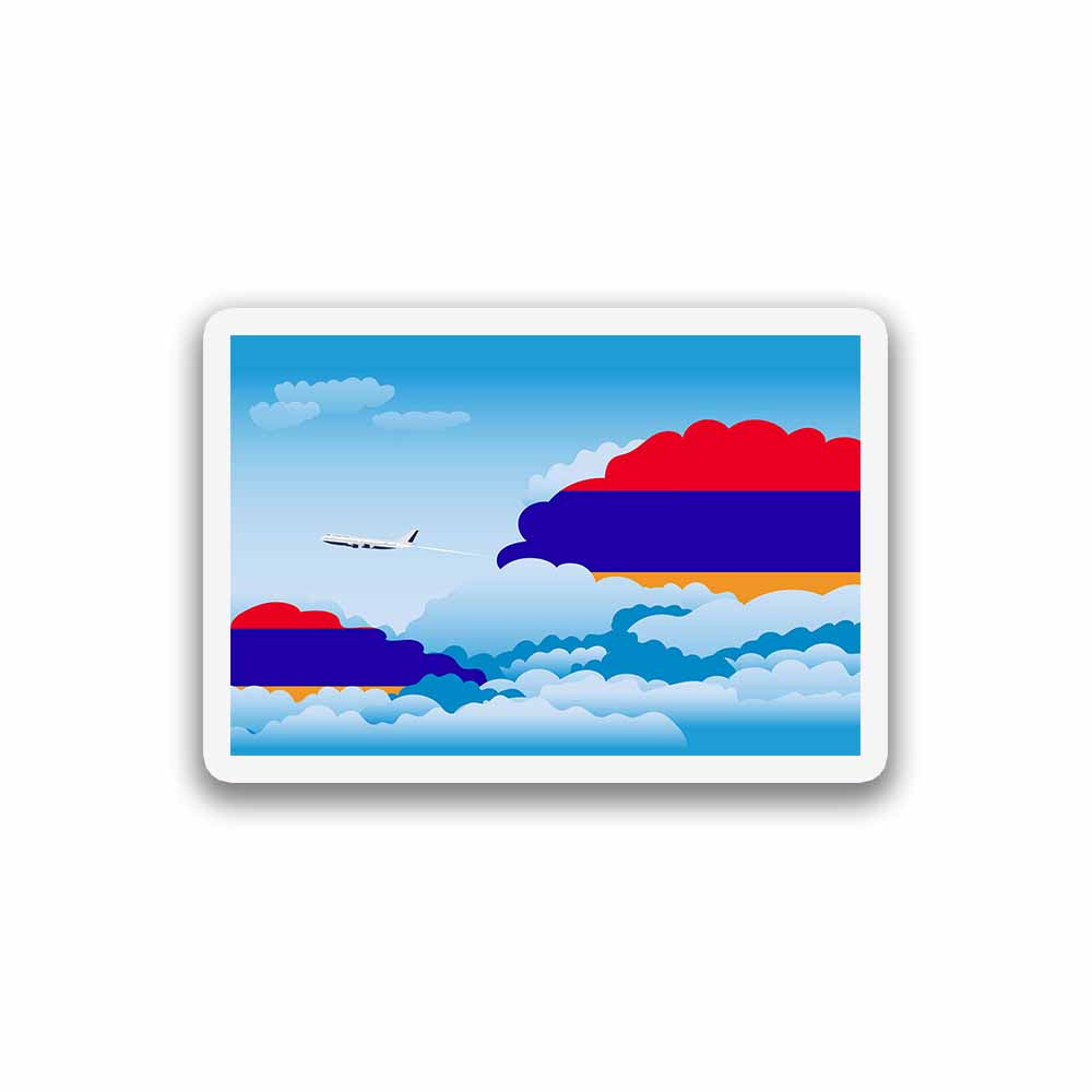 Armenia Day Clouds Fridge Magnet