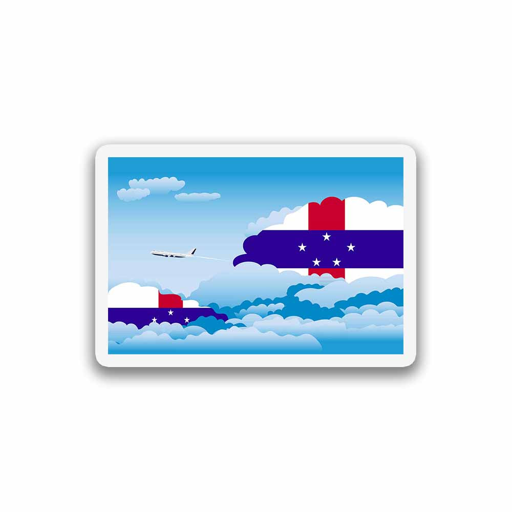 Netherlands Antilles Day Clouds Fridge Magnet