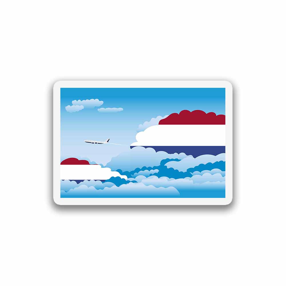Netherlands Day Clouds Fridge Magnet