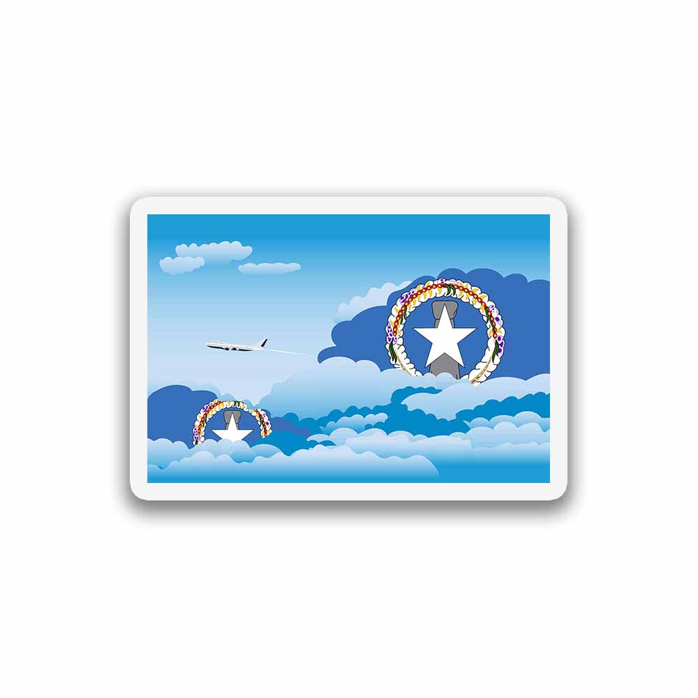 Northern Mariana Islands Day Clouds Fridge Magnet