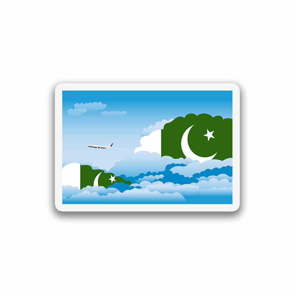 Pakistan Day Clouds Fridge Magnet