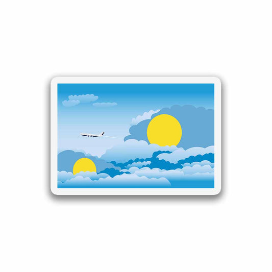 Palau Day Clouds Fridge Magnet
