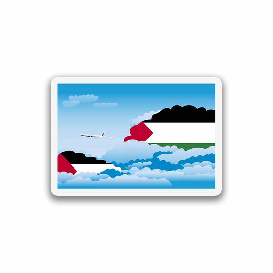 Palestine Day Clouds Fridge Magnet