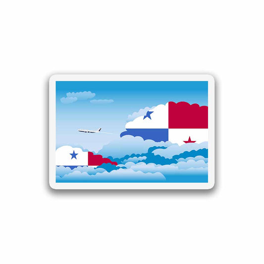 Panama Day Clouds Sticker