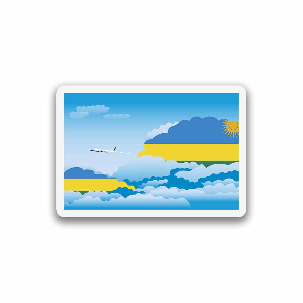 Rwanda Day Clouds Fridge Magnet
