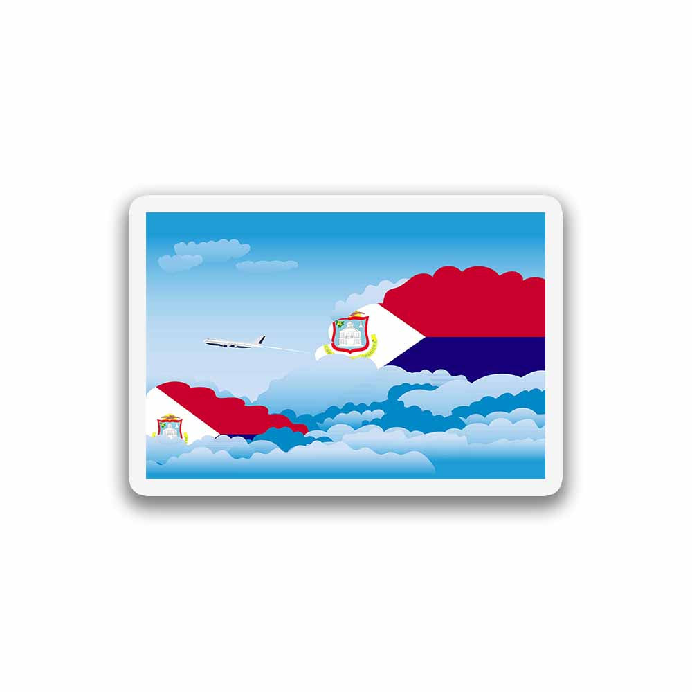 Saint Martin Day Clouds Magnet