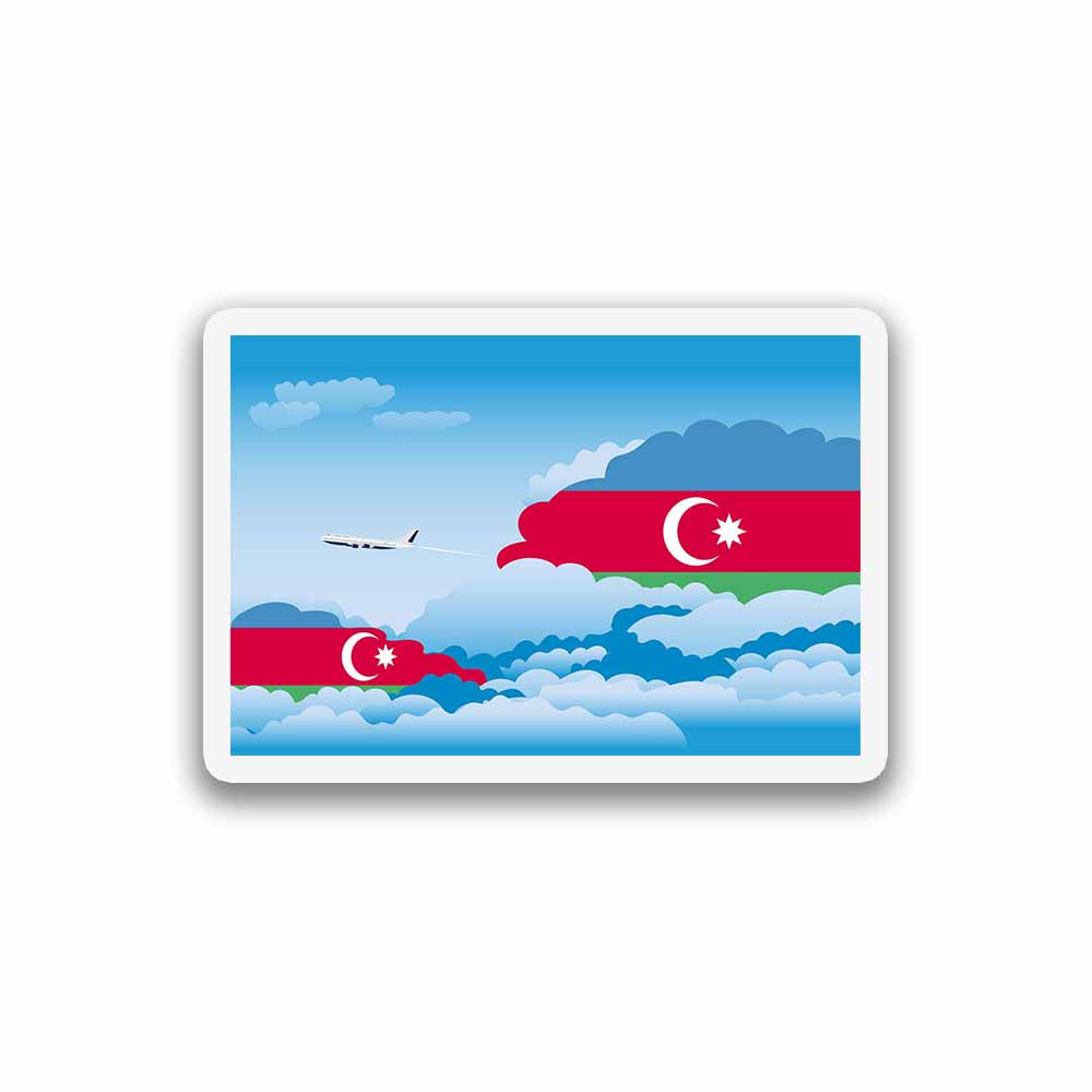 Azerbaijan Day Clouds Sticker