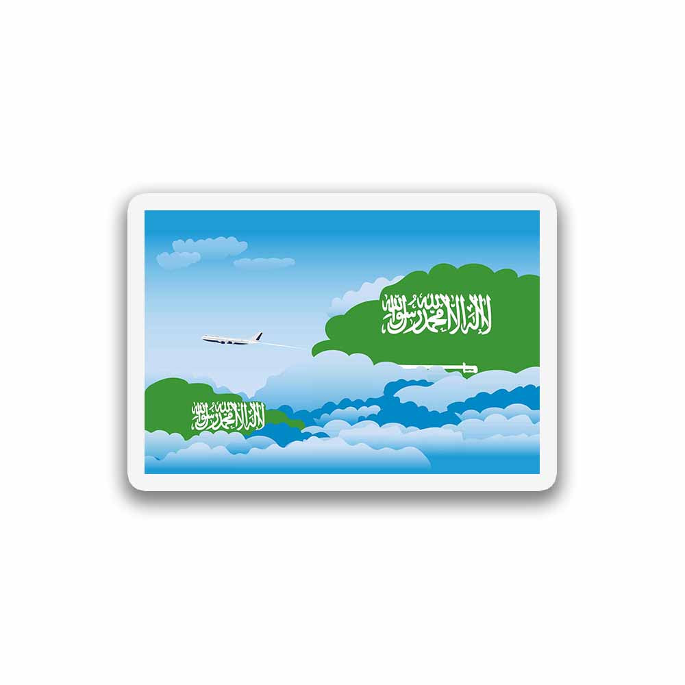 Saudi Arabia Day Clouds Fridge Magnet