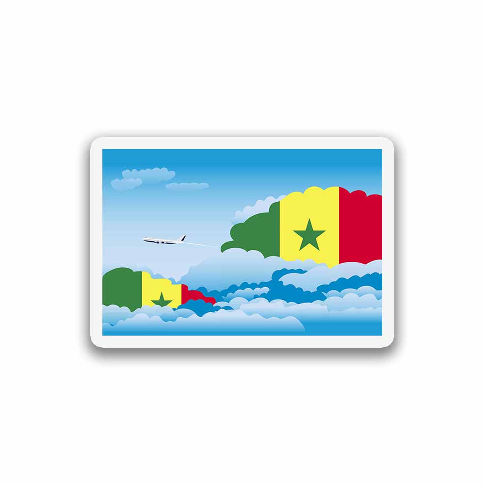 Senegal Day Clouds Fridge Magnet