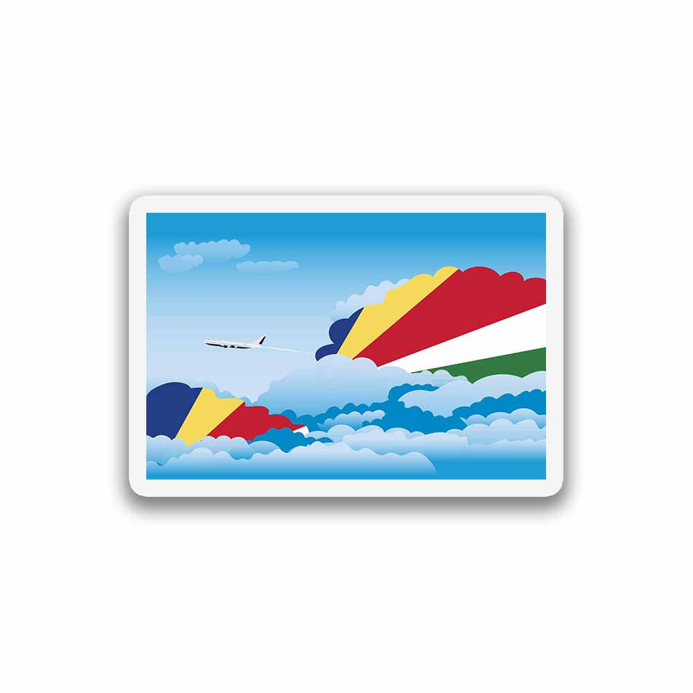 Seychelles Day Clouds Fridge Magnet
