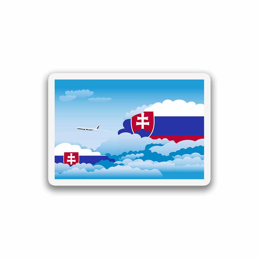 Slovakia Day Clouds Fridge Magnet