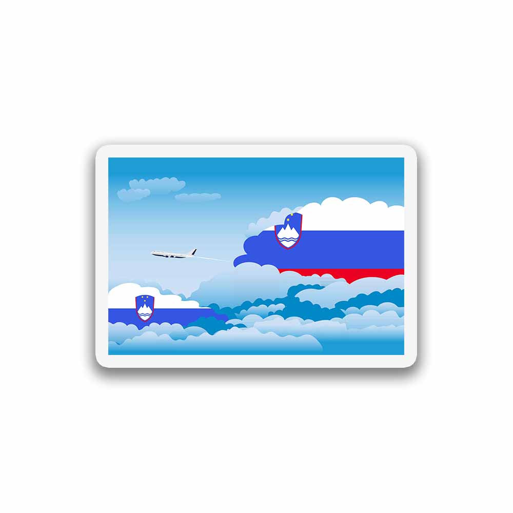 Slovenia Day Clouds Fridge Magnet