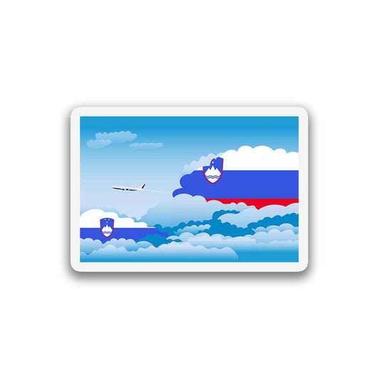 Slovenia Day Clouds Fridge Magnet