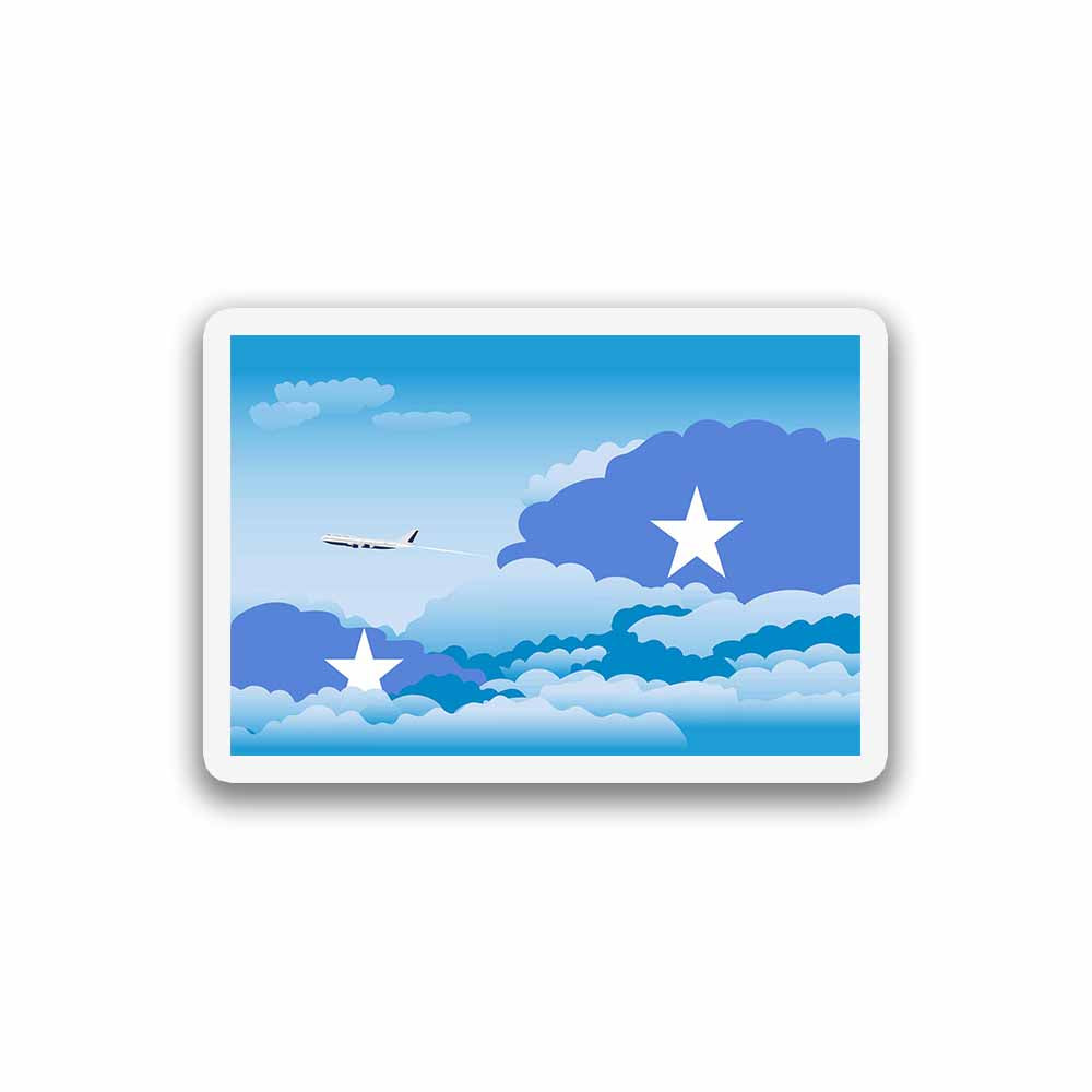 Somalia Day Clouds Fridge Magnet