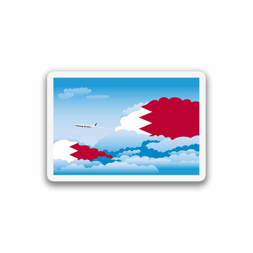 Bahrain Day Clouds Fridge Magnet