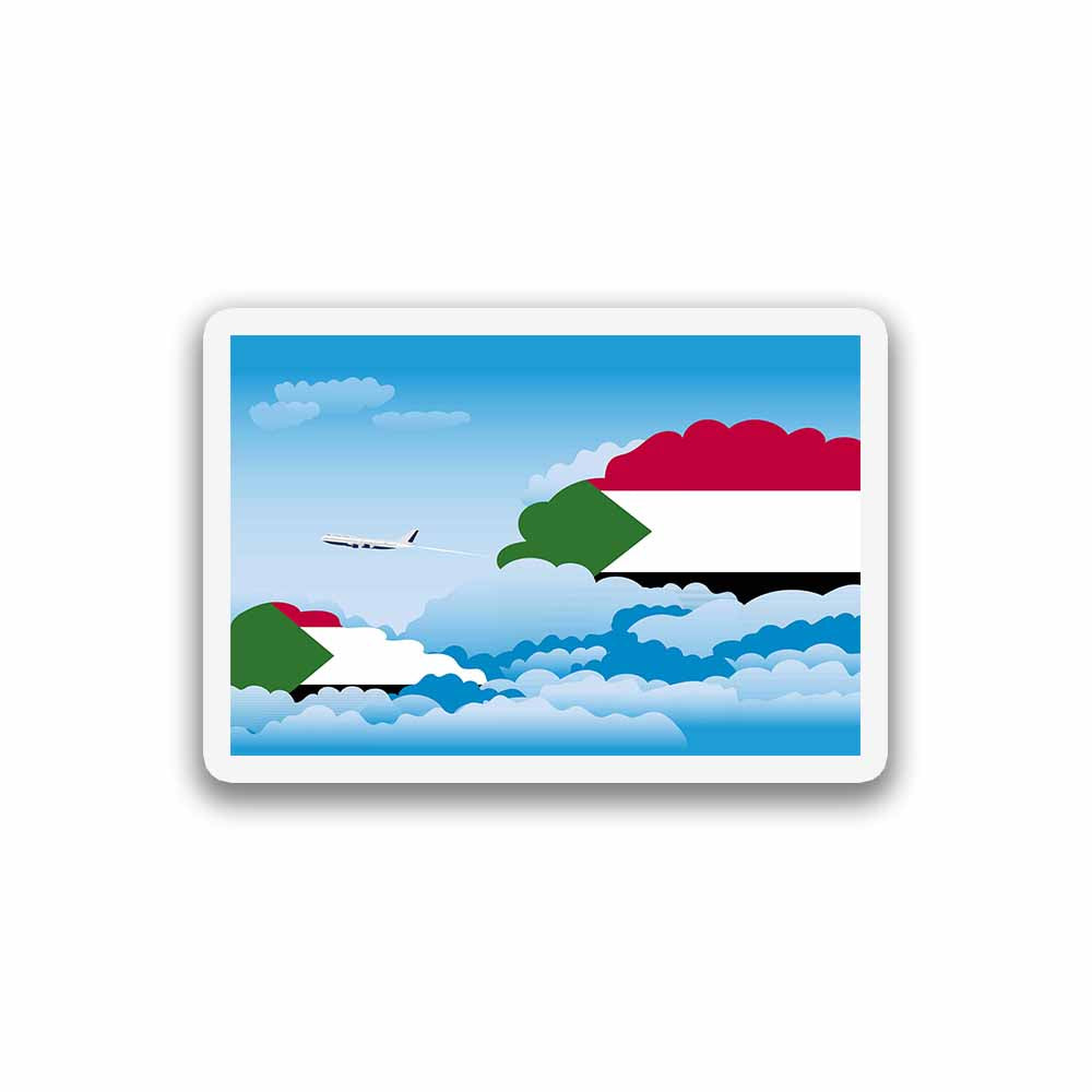 Sudan Day Clouds Fridge Magnet