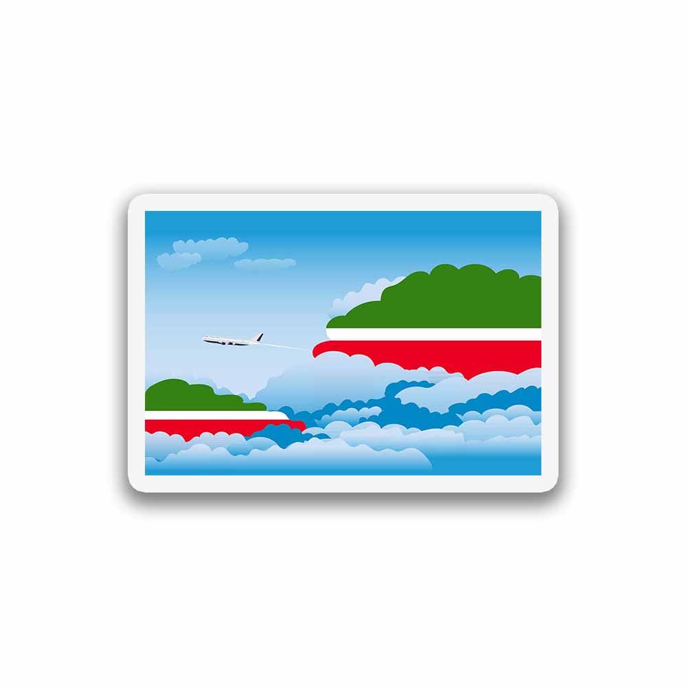 Tatarstan Day Clouds Fridge Magnet