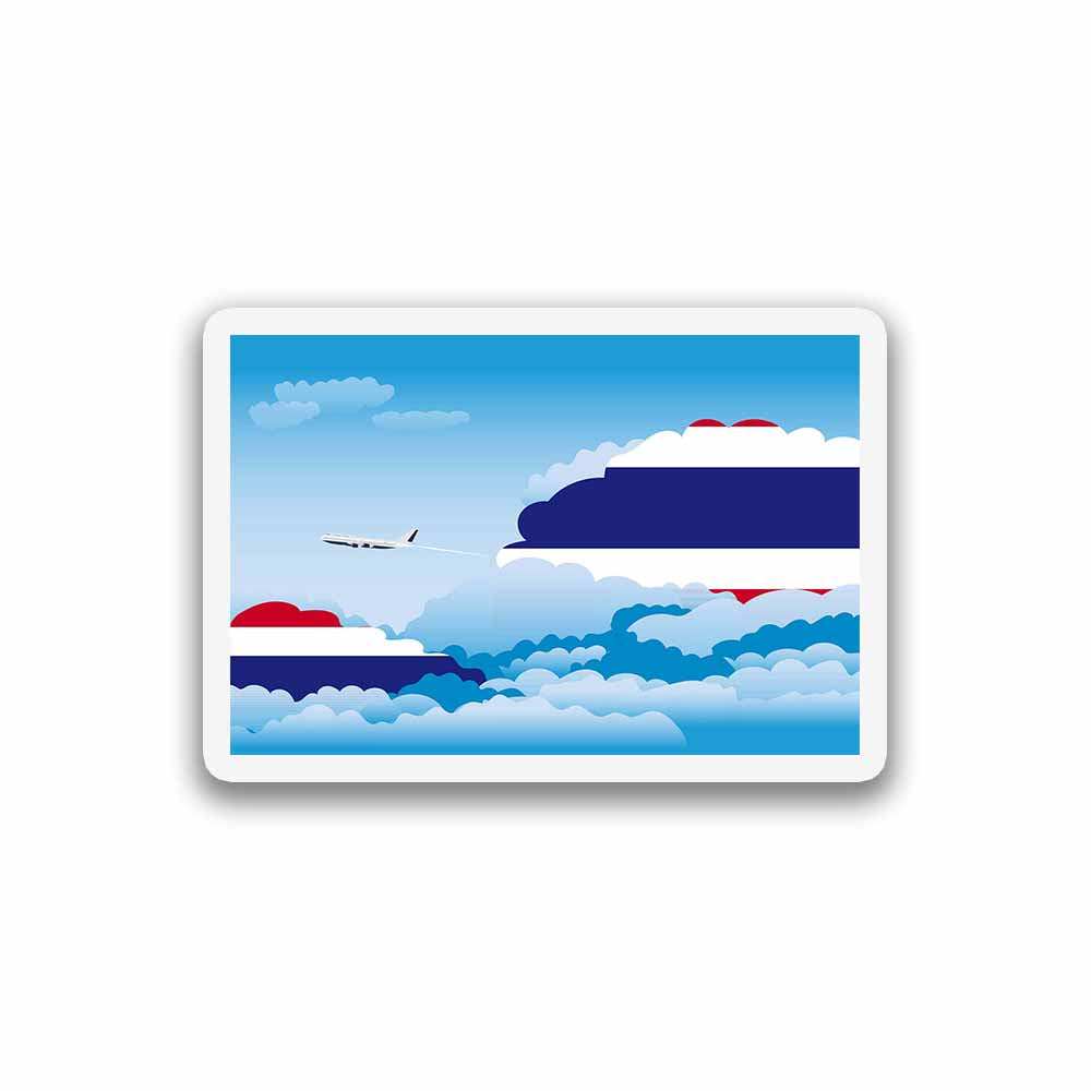 Thailand Day Clouds Fridge Magnet