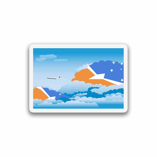 Tierra del Fuego Province - Argentina Day Clouds Magnet