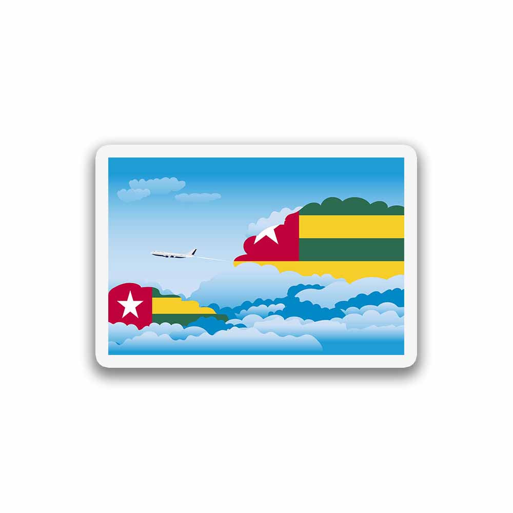 Togo Day Clouds Fridge Magnet
