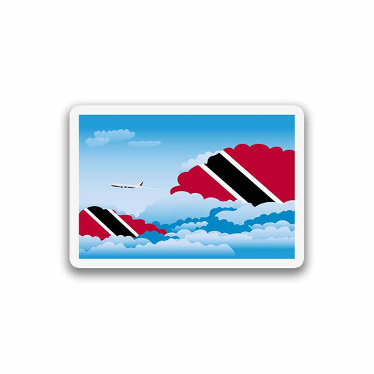 Trinidad and Tobago Day Clouds Magnet