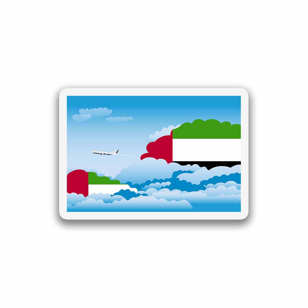 United Arab Emirates Day Clouds Fridge Magnet